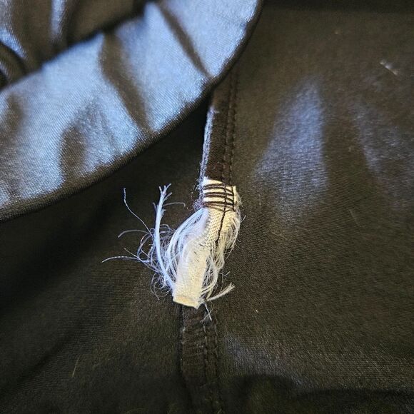 Weissman two piece dance pants with skirt child small NWOT jazz tap black gold - Picture 4 of 6